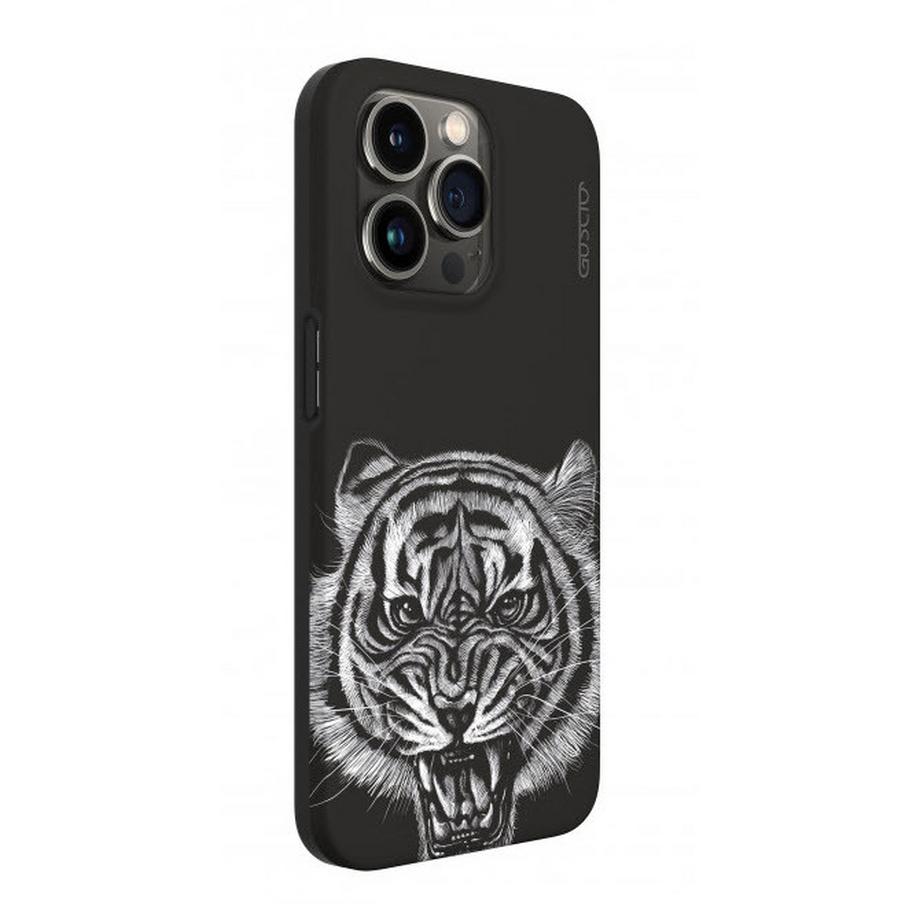 GUSCIO  iPhone 13 Pro - Cover GUSCIO Black Tiger 