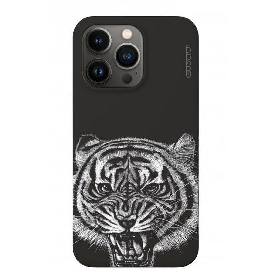 GUSCIO  iPhone 13 Pro - Cover GUSCIO Black Tiger 