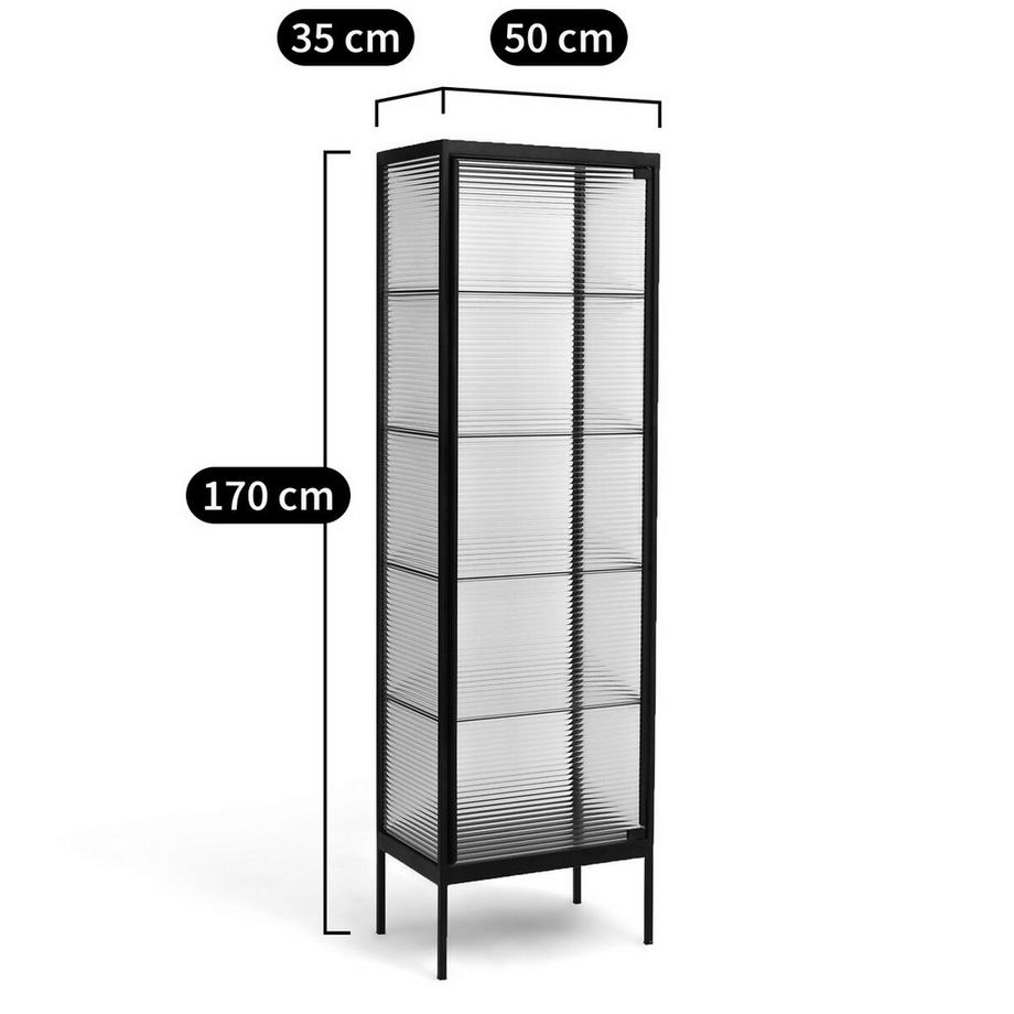 AM.PM Vitrine métal acier et verre Mambo  