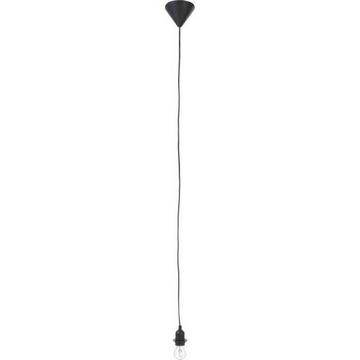 Lampe à suspension Straight E27 noir