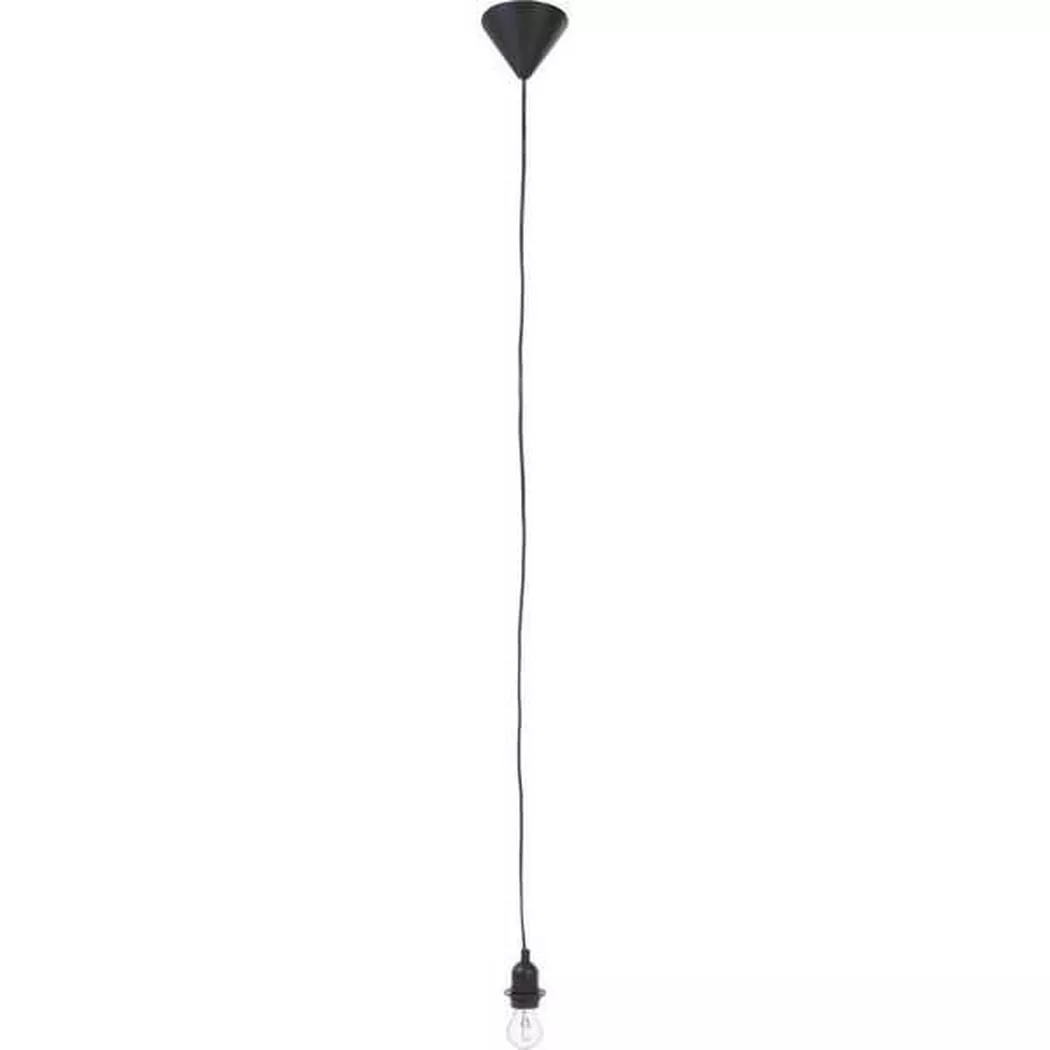 mutoni – Hängeleuchte Straight E27, One Size, Schwarz