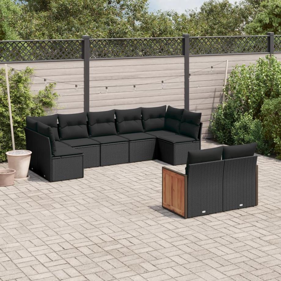 VidaXL Garten sofagarnitur poly-rattan  