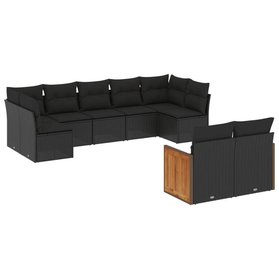 VidaXL Garten sofagarnitur poly-rattan  