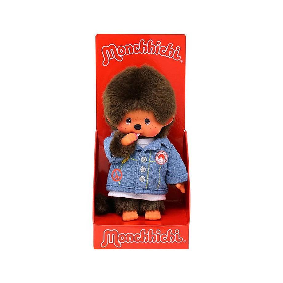 Monchhichi  Junge mit Jeansjacke (20cm) 