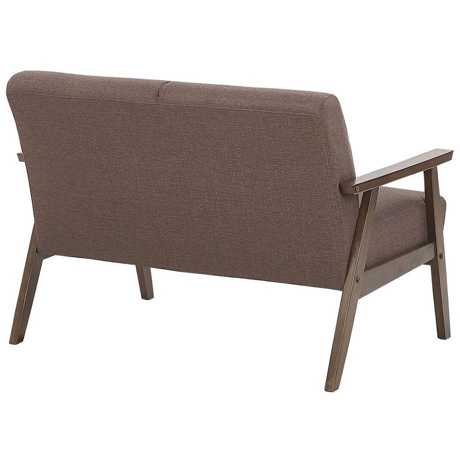 Beliani 2 Sitzer Sofa aus Stoff Retro ASNES  