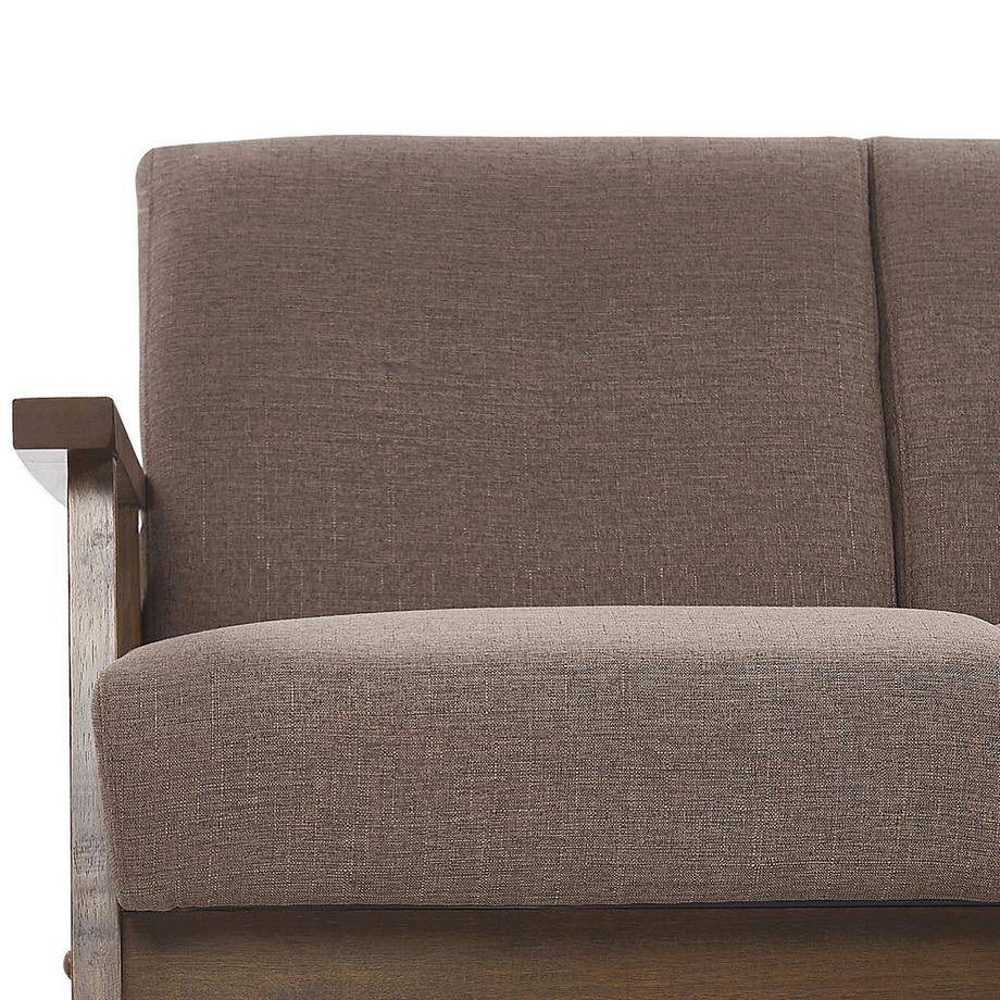 Beliani 2 Sitzer Sofa aus Stoff Retro ASNES  