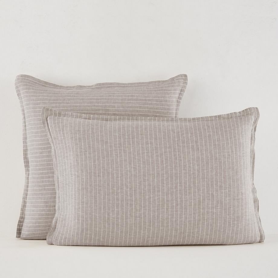 Taie d'oreiller lin lavé