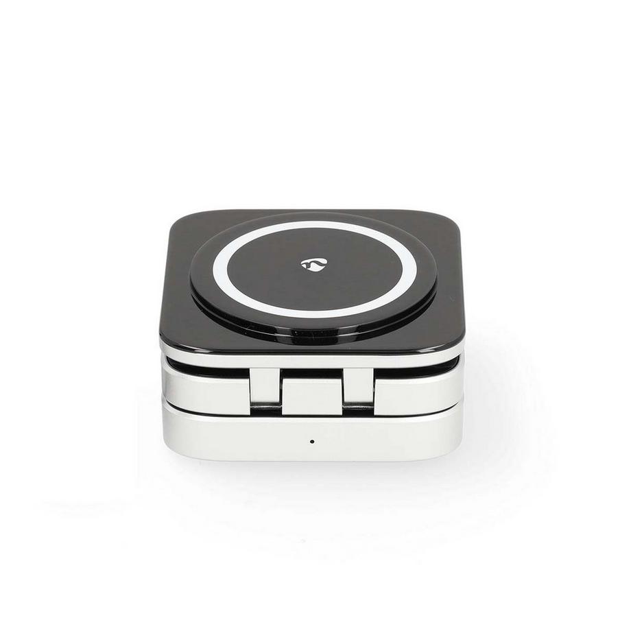 Nedis  Chargeur sans fil | 3 en 1 | 2,5 / 5 / 15 W | Indicateur LED d'utilisation | Câble inclus | USB-A / USB-C™ | 1,50 m 