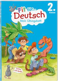 Fit für Deutsch 2. Klasse. Mein Übungsheft Reichert, Sonja; Wandrey, Guido (Illustrationen) Copertina rigida 