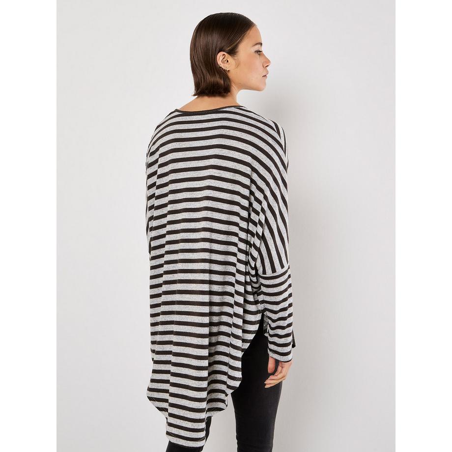 APRICOT Haut en jersey à rayures asymétriques  