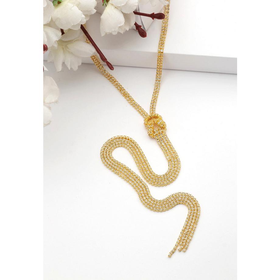 AVANT-GARDE PARIS  Diva Lange Quasten-Halskette 