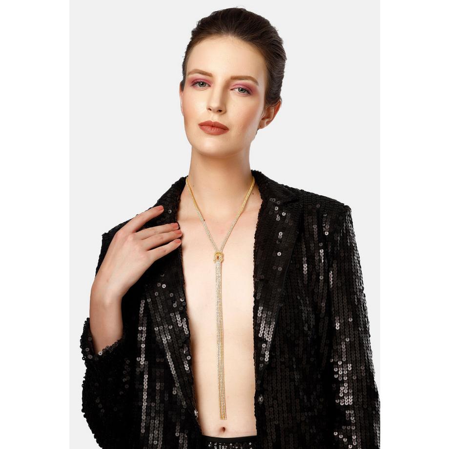 AVANT-GARDE PARIS  Diva Lange Quasten-Halskette 