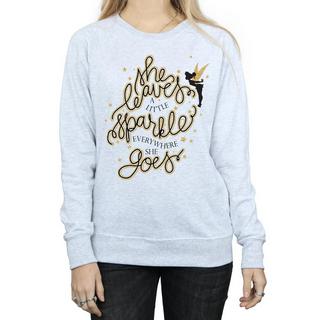 Disney Tinkerbell She Leaves A Little Sparkle Sweatshirt  