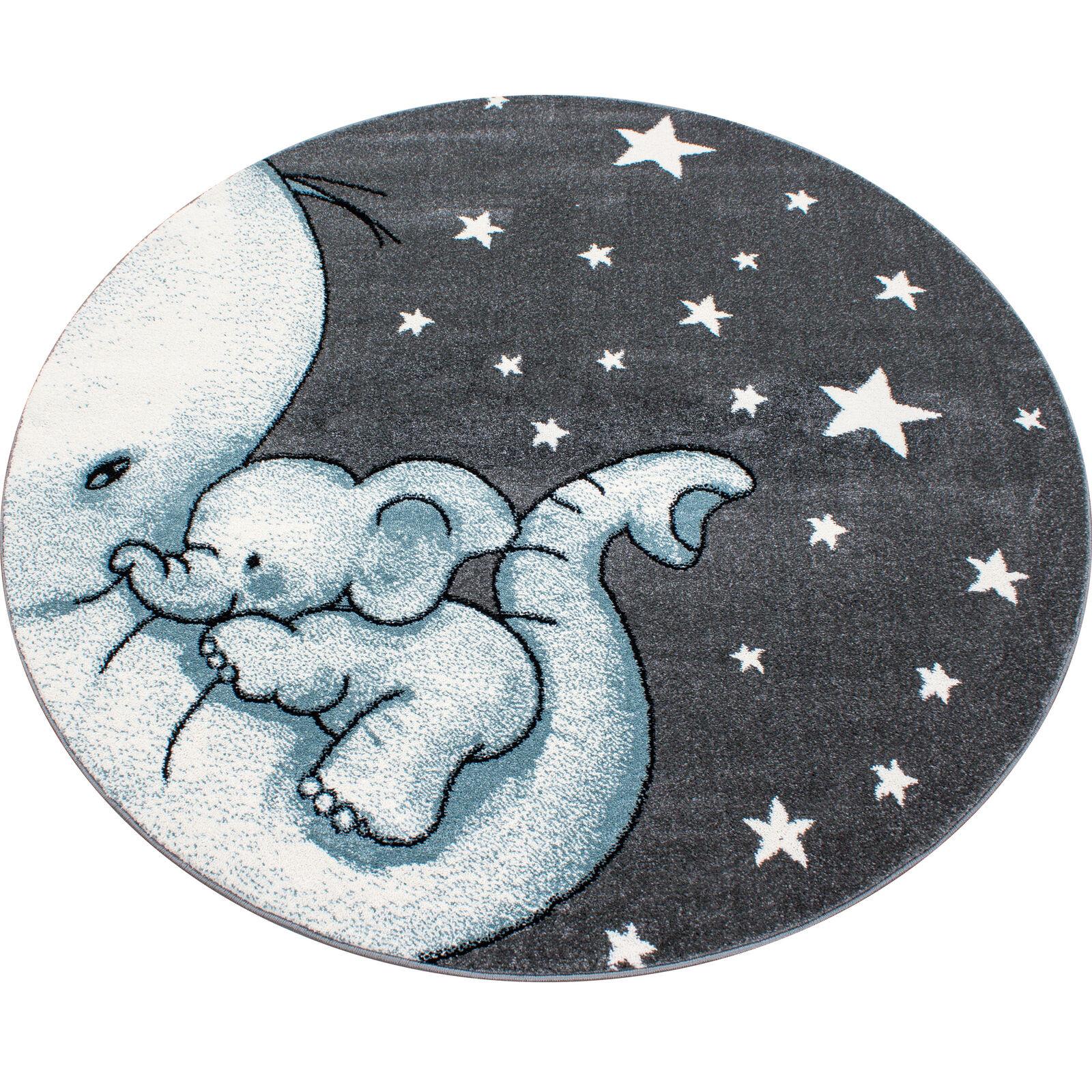 Paco Home Éléphant de tapis pour enfants Lumière bébé  