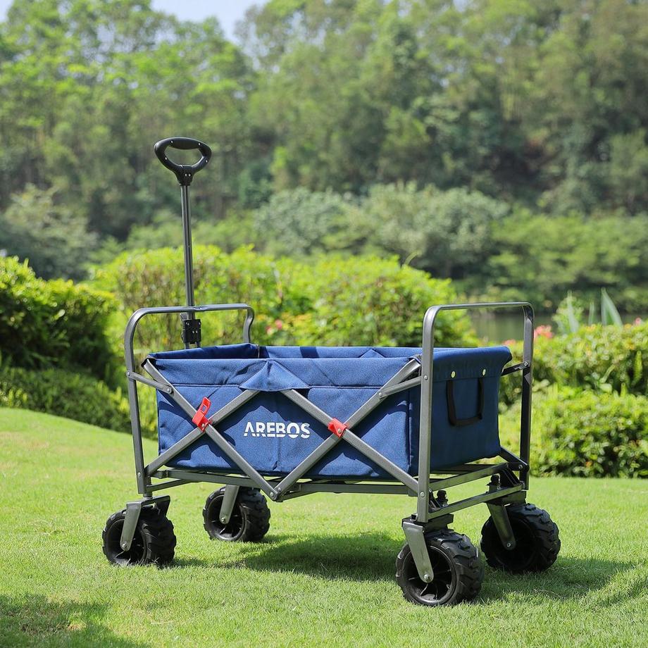 Arebos  Chariot à main | Chariot de transport | Jusqu'à 100 kg | Pliable 