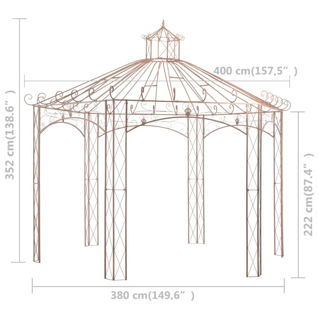 VidaXL Pavillon métal  