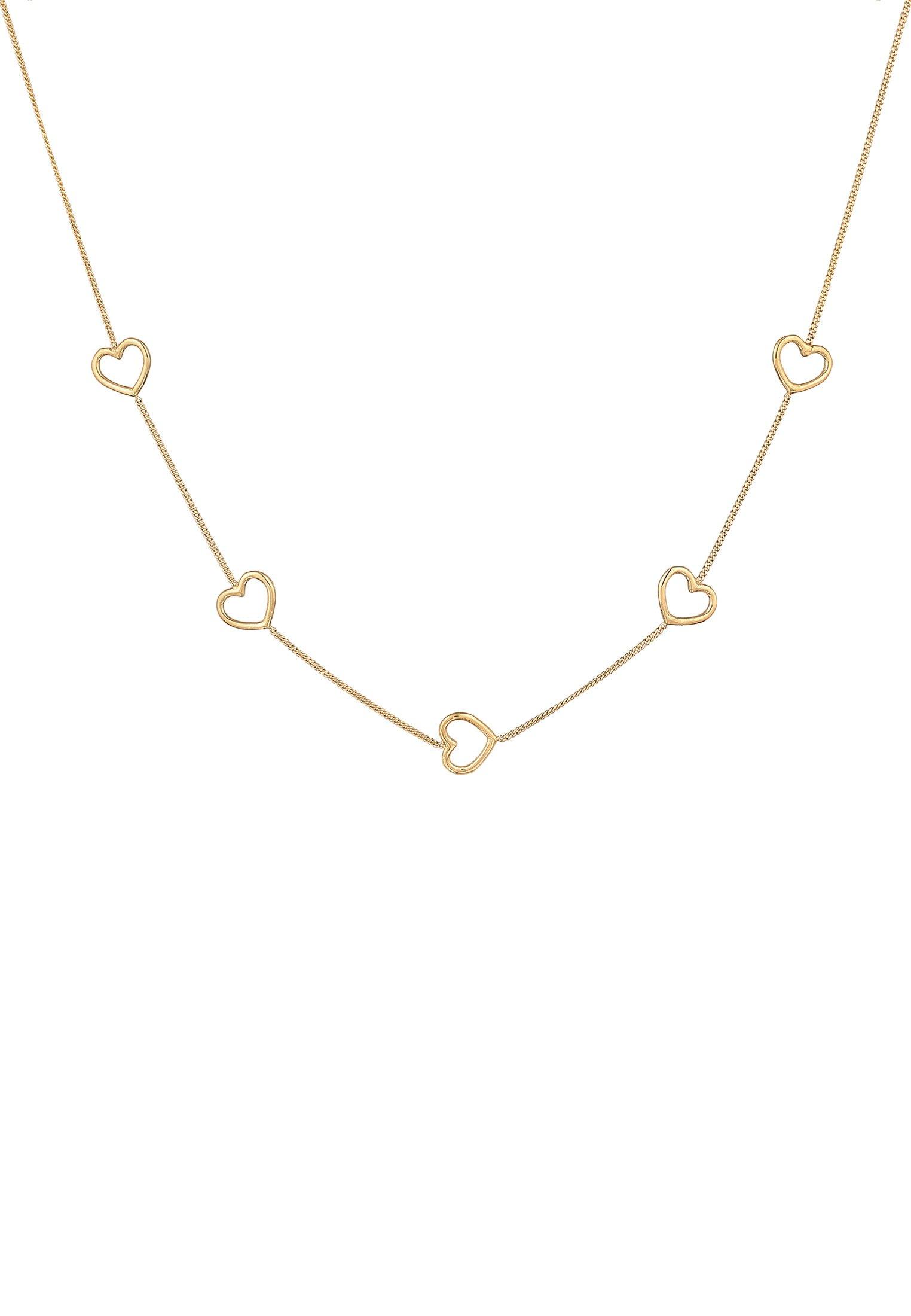 Elli  Collier Femmes Symbole Cœur Amour Cut-Out 