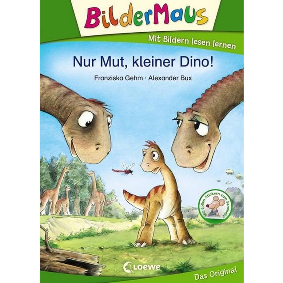 Bildermaus Nur Mut, kleiner Dino! Franziska Gehm Copertina rigida 