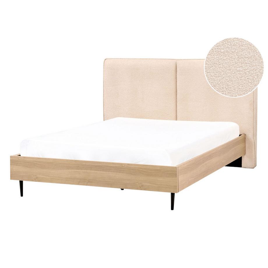 Beliani Letto en Bouclé Classico IZERNORE  