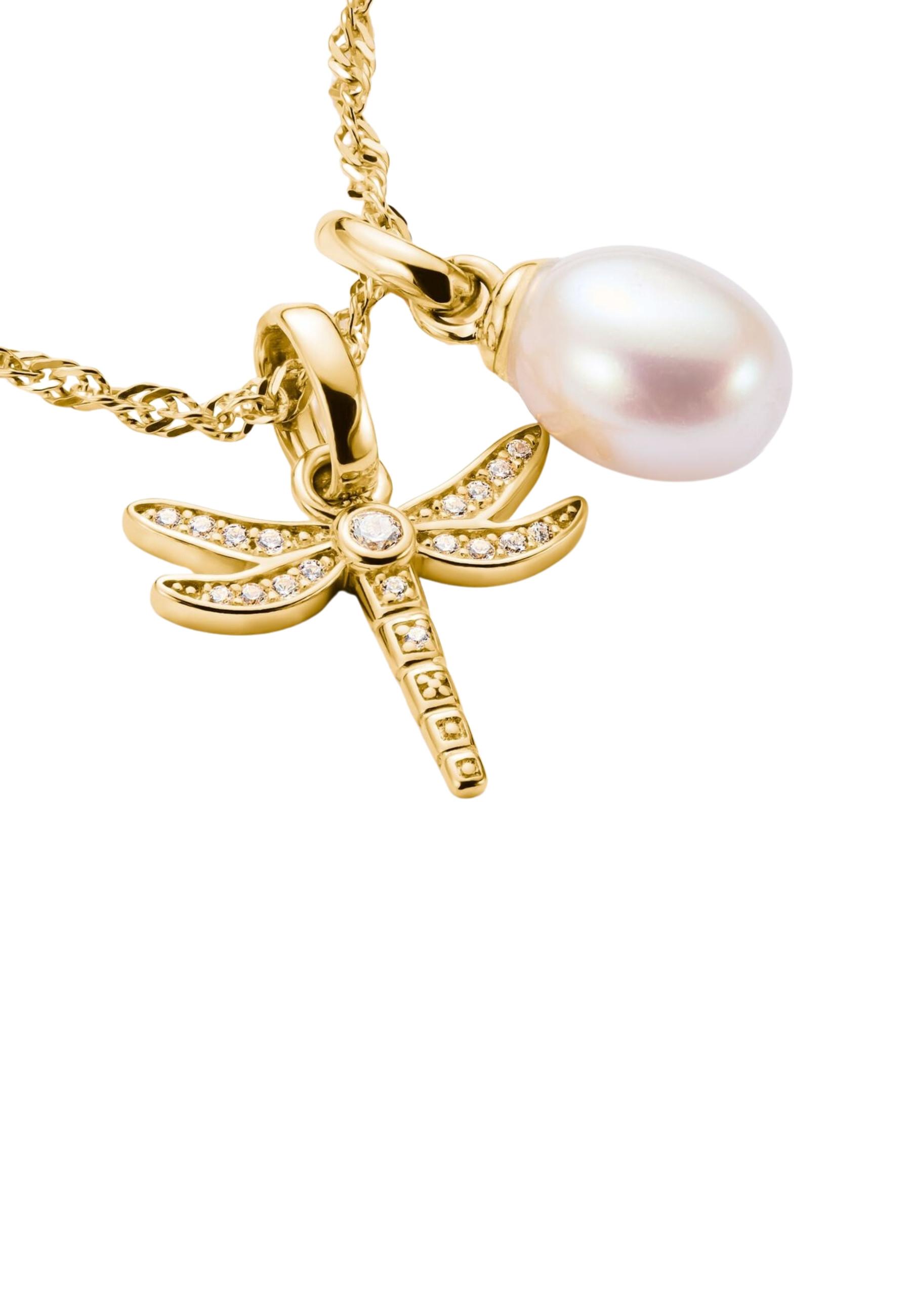 Thomas Sabo  Charm-Anhänger Süßwasserperle Connect veret 