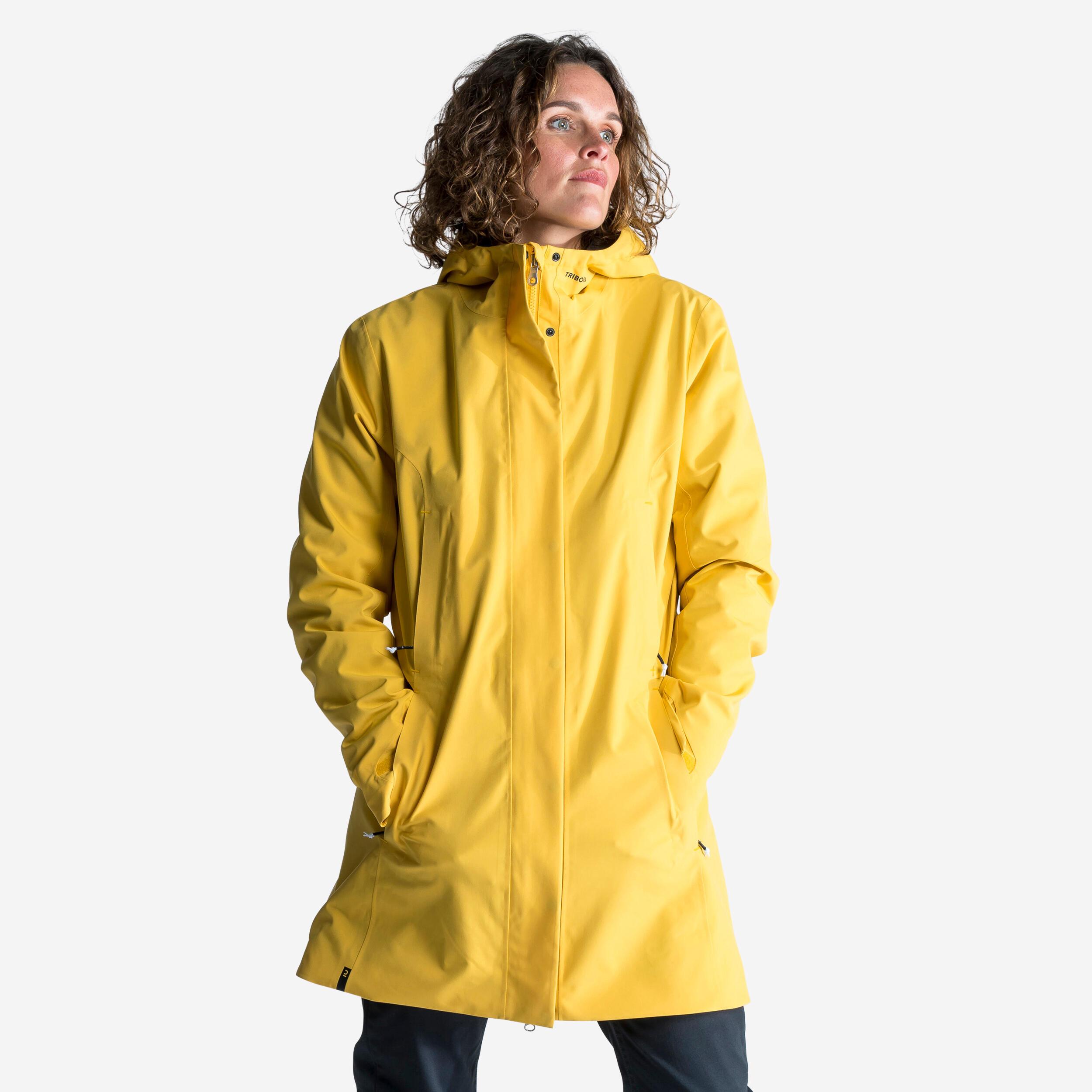 Regenjacke - Sailing 300 Damen Gelb Bunt XS