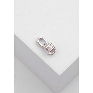 MUAU Schmuck  Anhänger Weissgold 750 6-Griff-Fassung Diamant 0.30ct. 