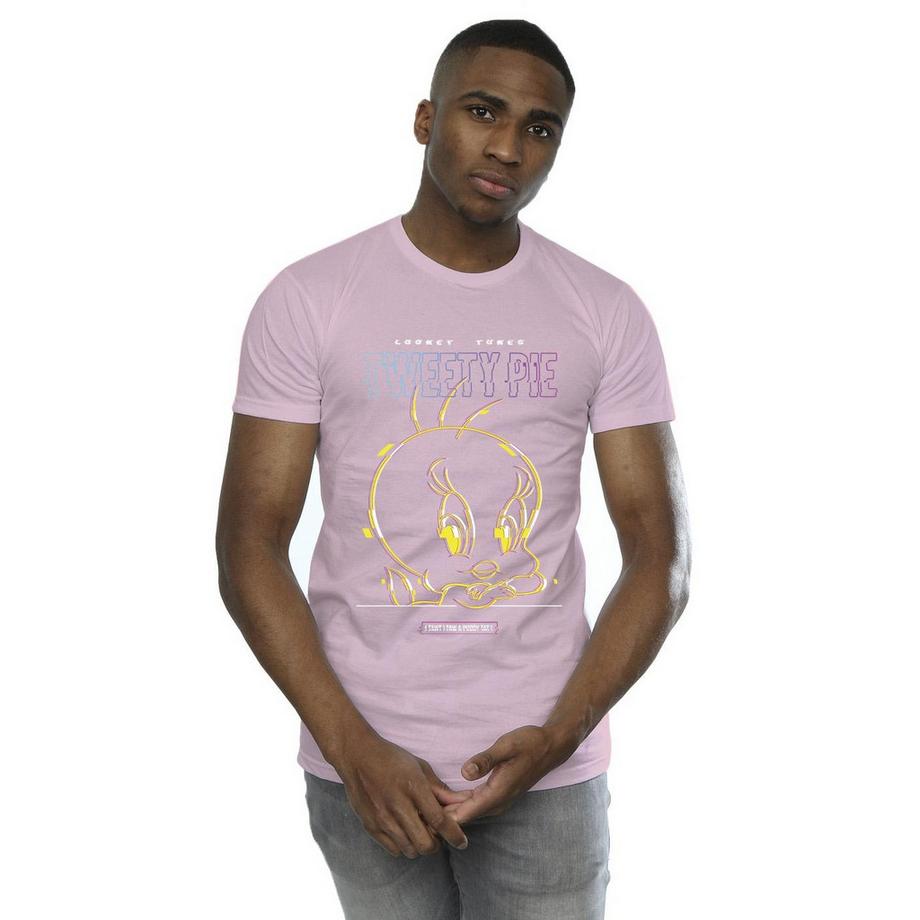 LOONEY TUNES Tweety Pie T-Shirt Stampata a Maniche Corte  