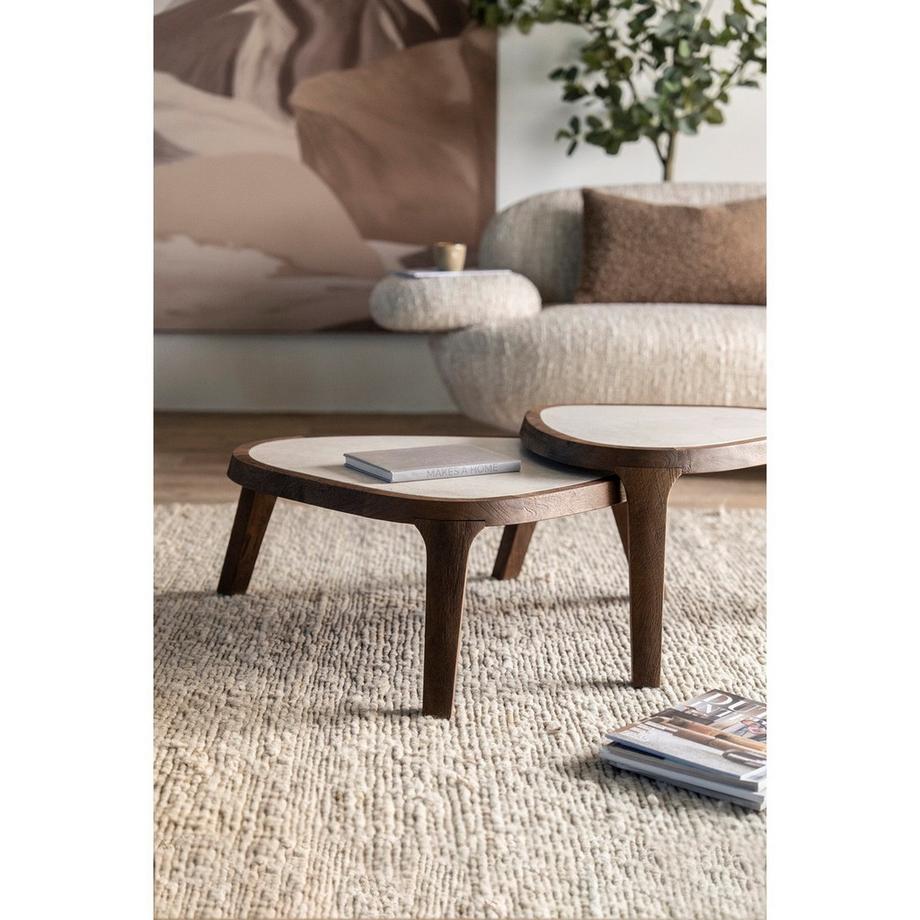 mutoni Table basse Fred Marbre 51x60  