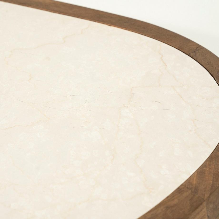 mutoni Table basse Fred Marbre 51x60  