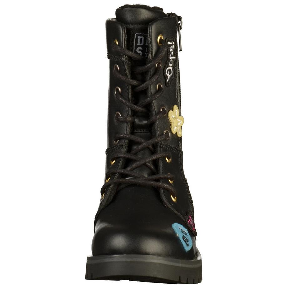 Dockers Bottines à lacets décorées de patches  