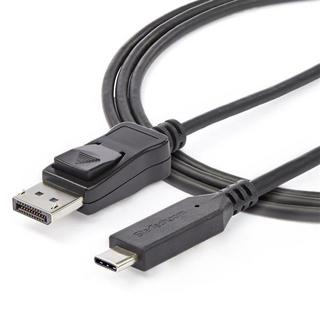 STARTECH.COM  StarTech.com Cavo adattatore da USB C a DisplayPort 1.4 da 1.8m - Convertiore video USB tipo C a DP 1.4 Alt Mode - 4K/5K/8K HBR3/HDR/DSC - Cavo monitor DP 8K 60Hz per USB-C/Thunderbolt 