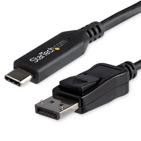 STARTECH.COM  StarTech.com Cavo adattatore da USB C a DisplayPort 1.4 da 1.8m - Convertiore video USB tipo C a DP 1.4 Alt Mode - 4K/5K/8K HBR3/HDR/DSC - Cavo monitor DP 8K 60Hz per USB-C/Thunderbolt 