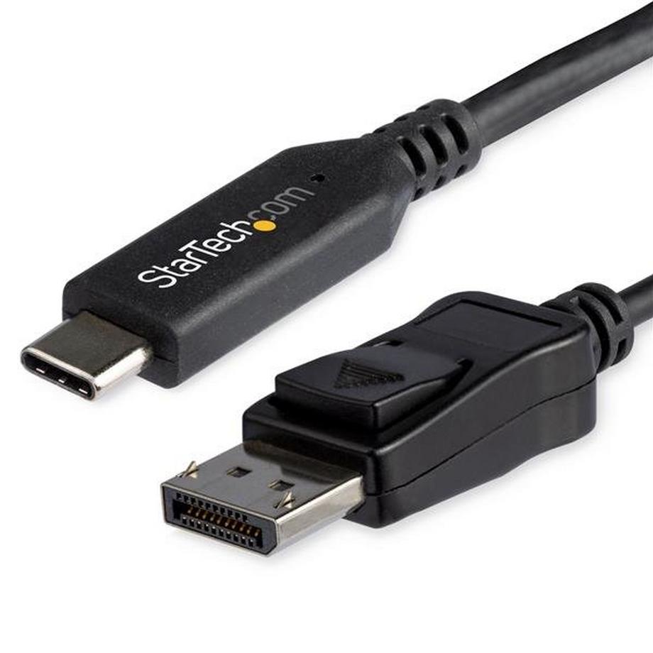 StarTech.com Cavo adattatore da USB C a DisplayPort 1.4 da 1.8m - Convertiore video USB tipo C a DP 1.4 Alt Mode - 4K/5K/8K HBR3/HDR/DSC - Cavo monitor DP 8K 60Hz per USB-C/Thunderbolt