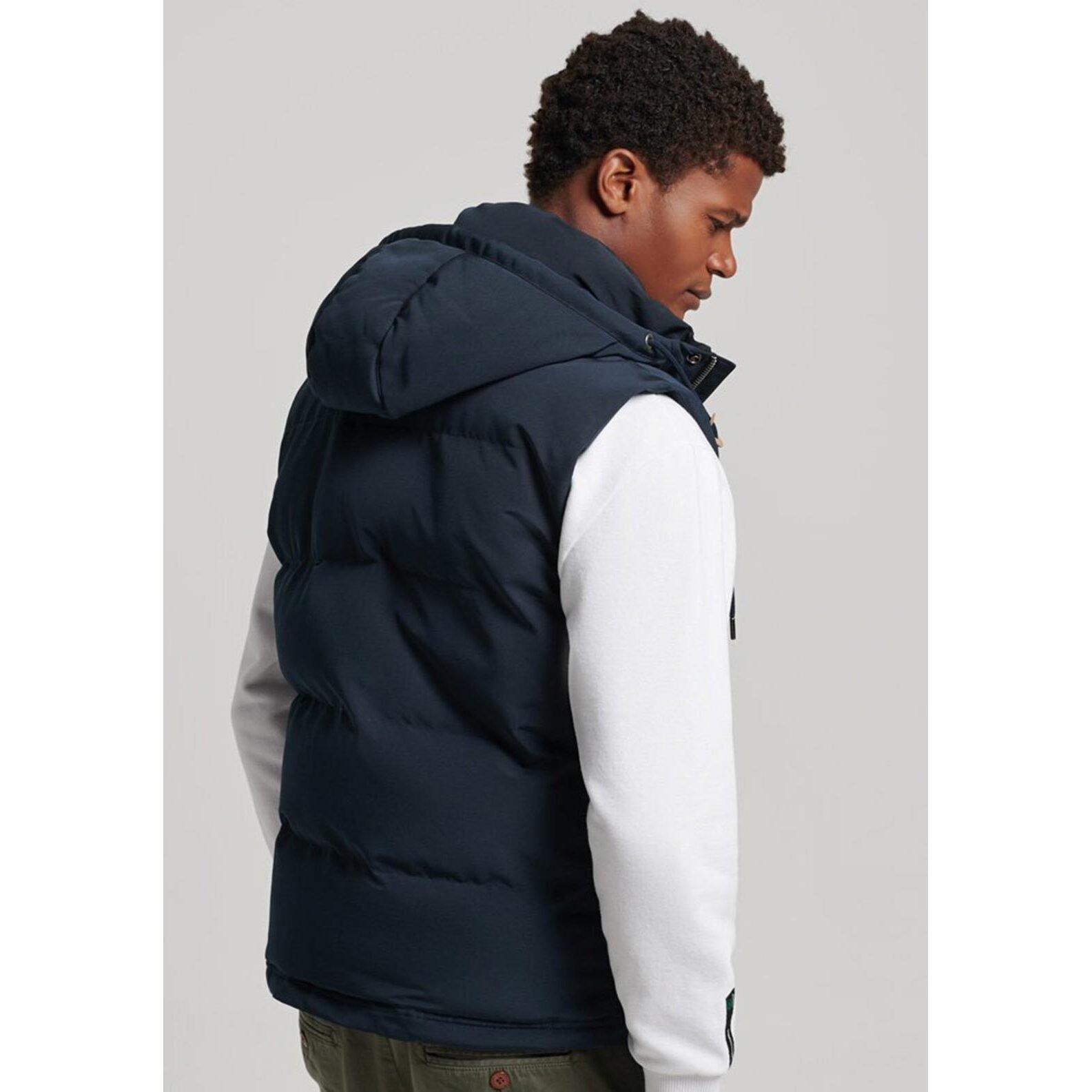 Superdry  ärellose daunenjacke it kapuze everst 