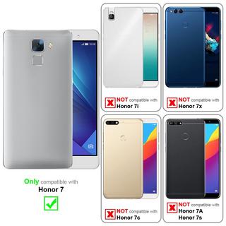 Cadorabo  Housse compatible avec Honor 7 - Coque de protection avec fermeture magnétique, fonction de support et compartiment pour carte 