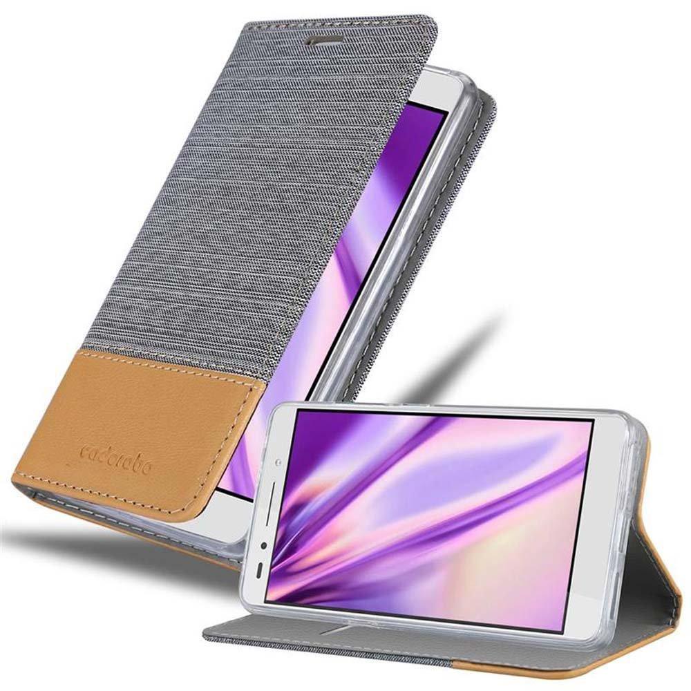 Cadorabo  Housse compatible avec Honor 7 - Coque de protection avec fermeture magnétique, fonction de support et compartiment pour carte 