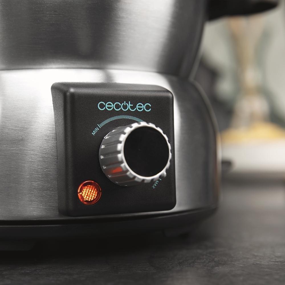 Cecotec Pentola per fonduta con 8 forchette  