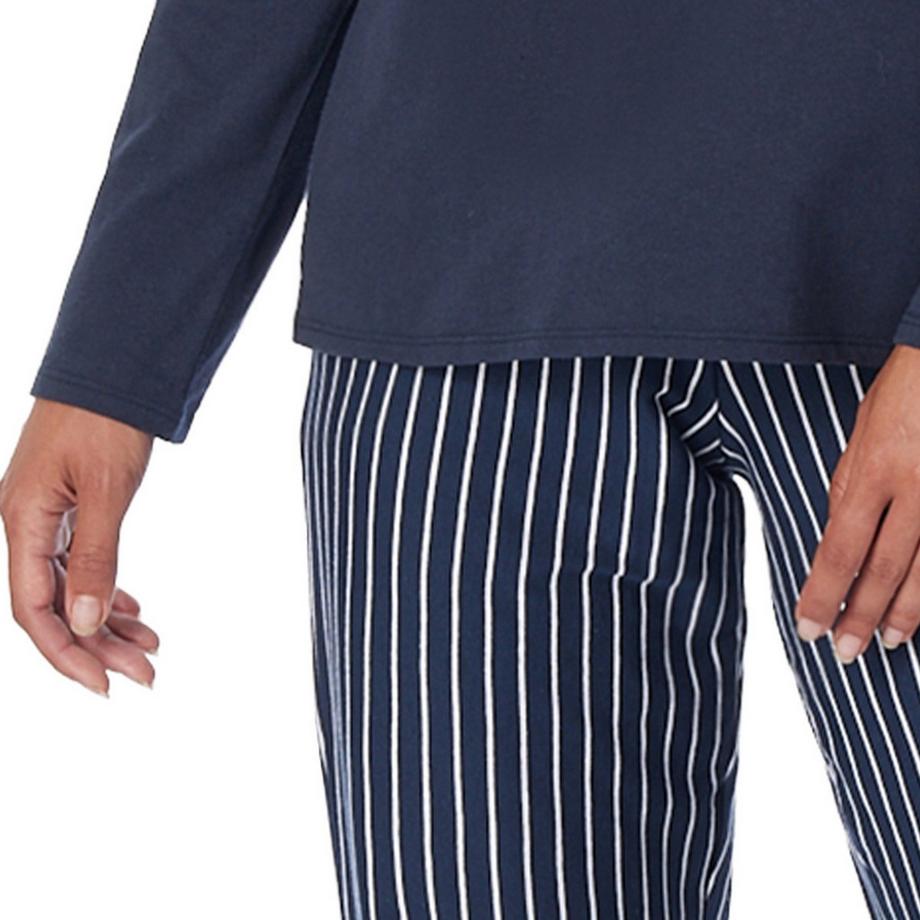 Uncover by Schiesser Pigiama Basic con pantaloni a righe  