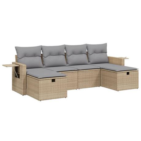 VidaXL Garten sofagarnitur poly-rattan  