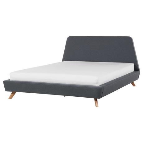 Beliani Bett mit Lattenrost aus Polyester Retro VIENNE  