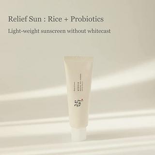 Beauty of Joseon  Relief Sun: Crema solare Riso + Probiotici SPF 50 