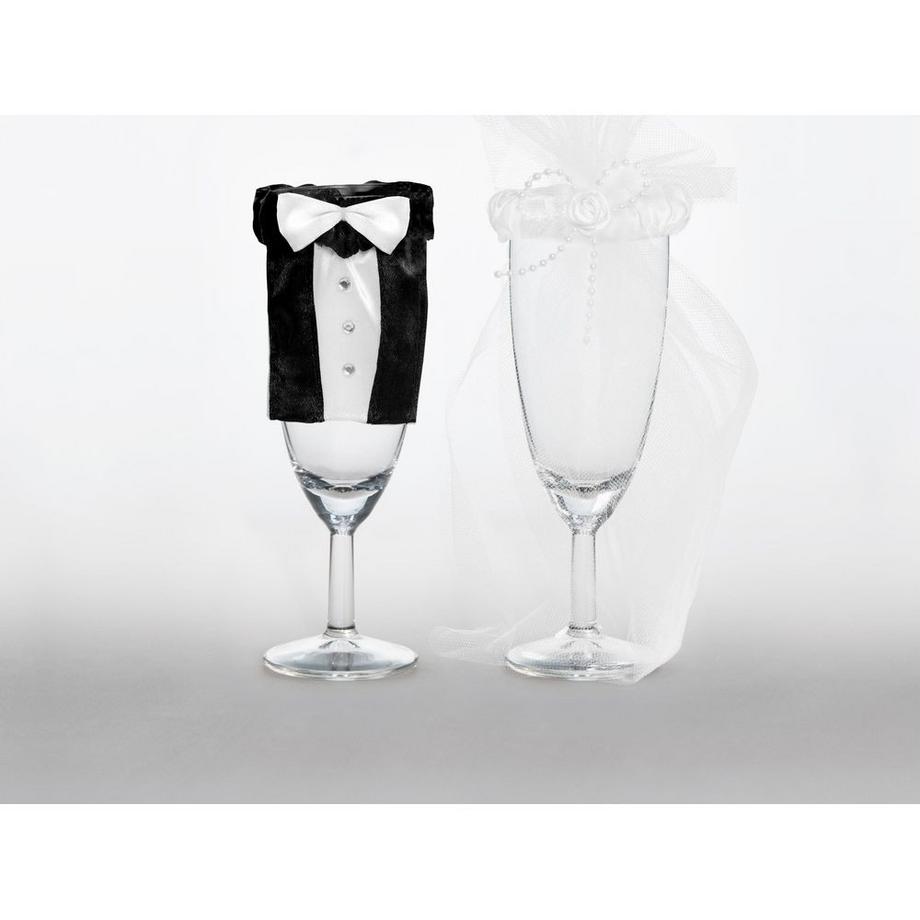 PartyDeco  accessoire de mariage décoration pour verres 