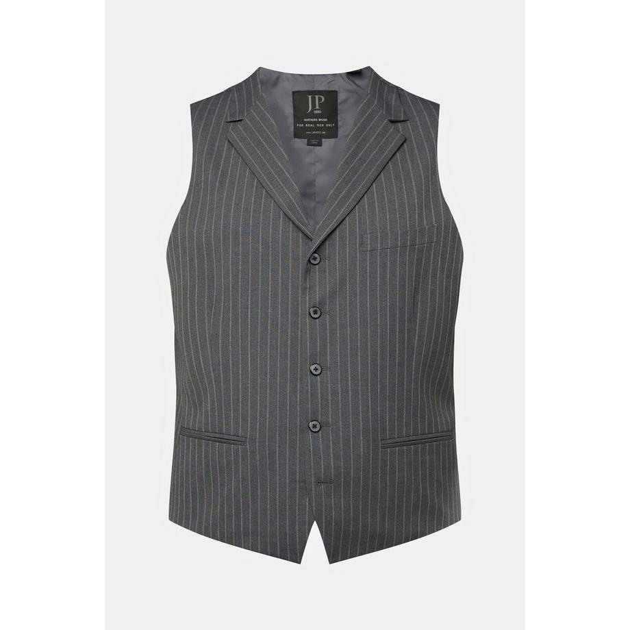 JP1880 FLEXNAMIC Gilet Revers Righe Sottili  
