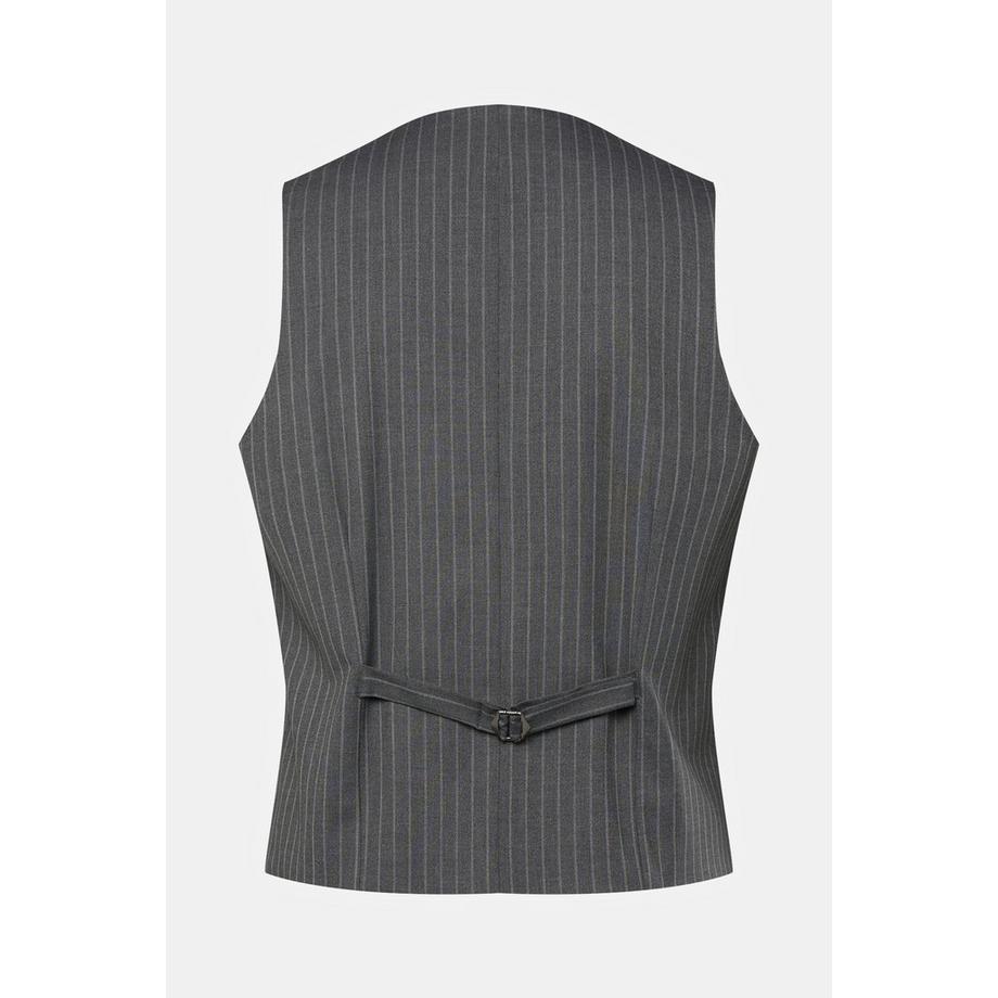 JP1880 FLEXNAMIC Gilet Revers Righe Sottili  
