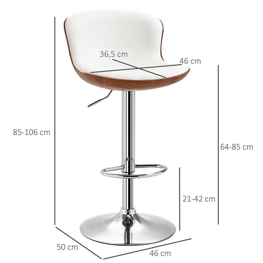HOMCOM tabouret de bar  