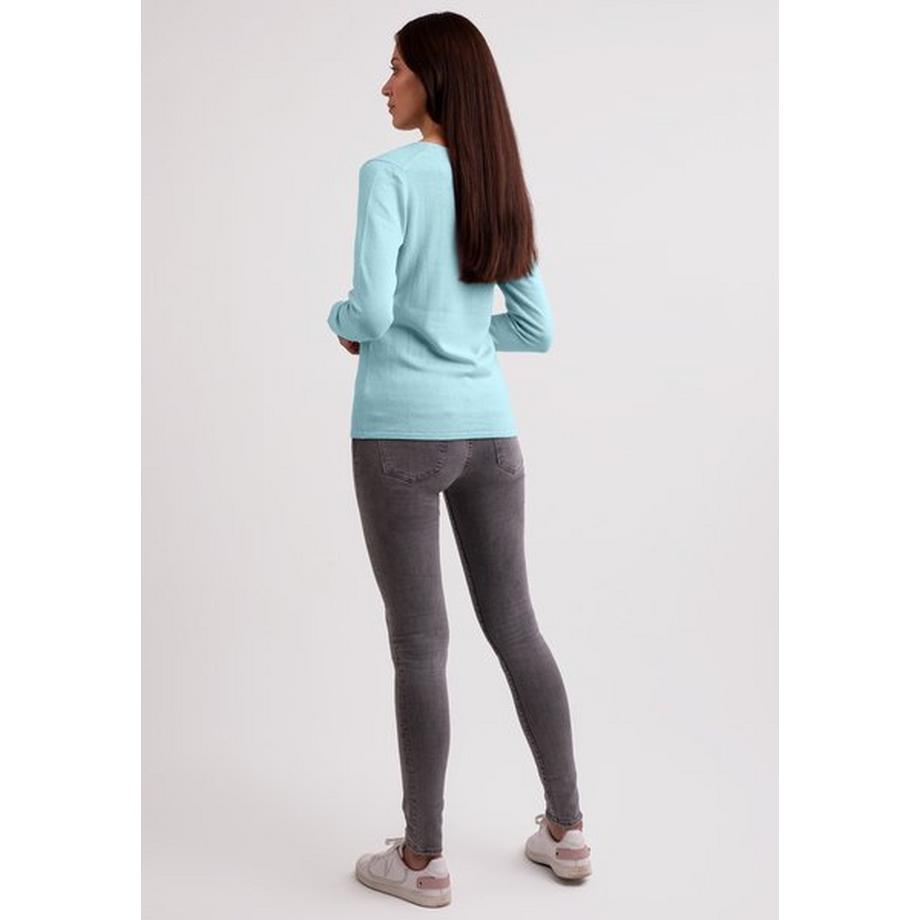 CASH-MERE.CH Seide Kaschmir V-Ausschnitt Pullover  