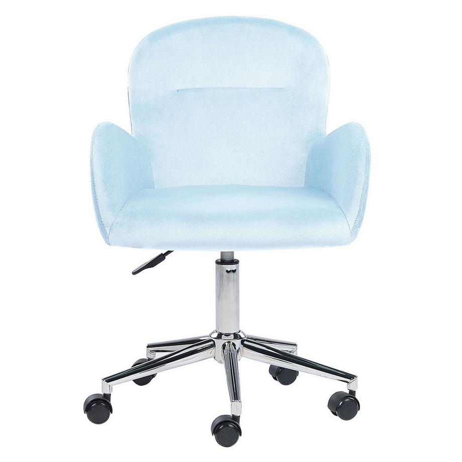 Beliani Chaise de bureau en Velours Scandinave PRIDDY  