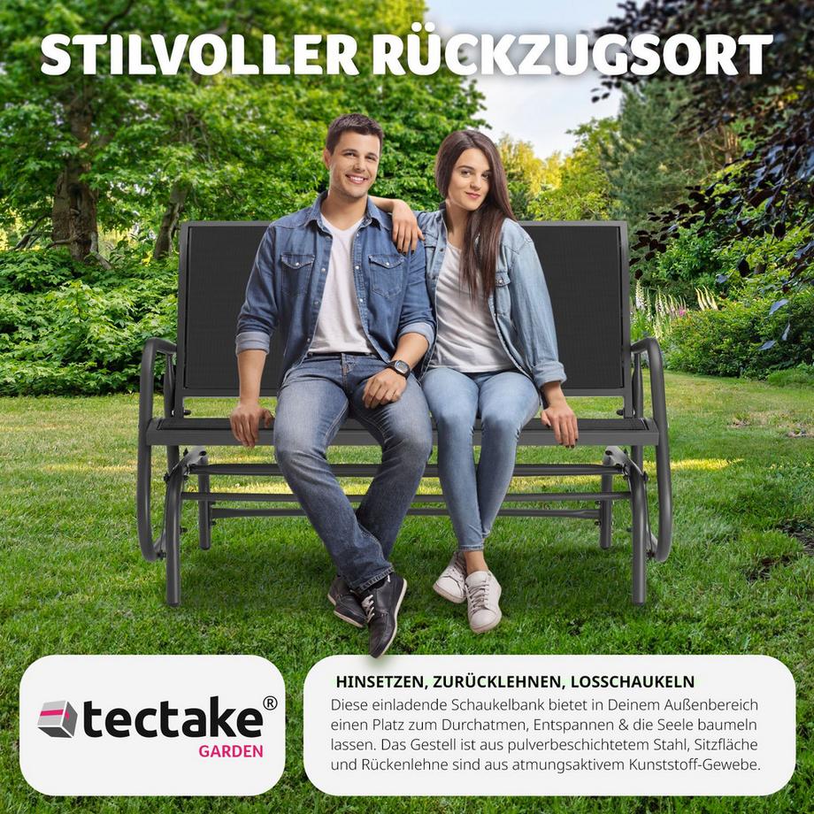 Tectake Schaukelbank Greta 2-Sitzer  