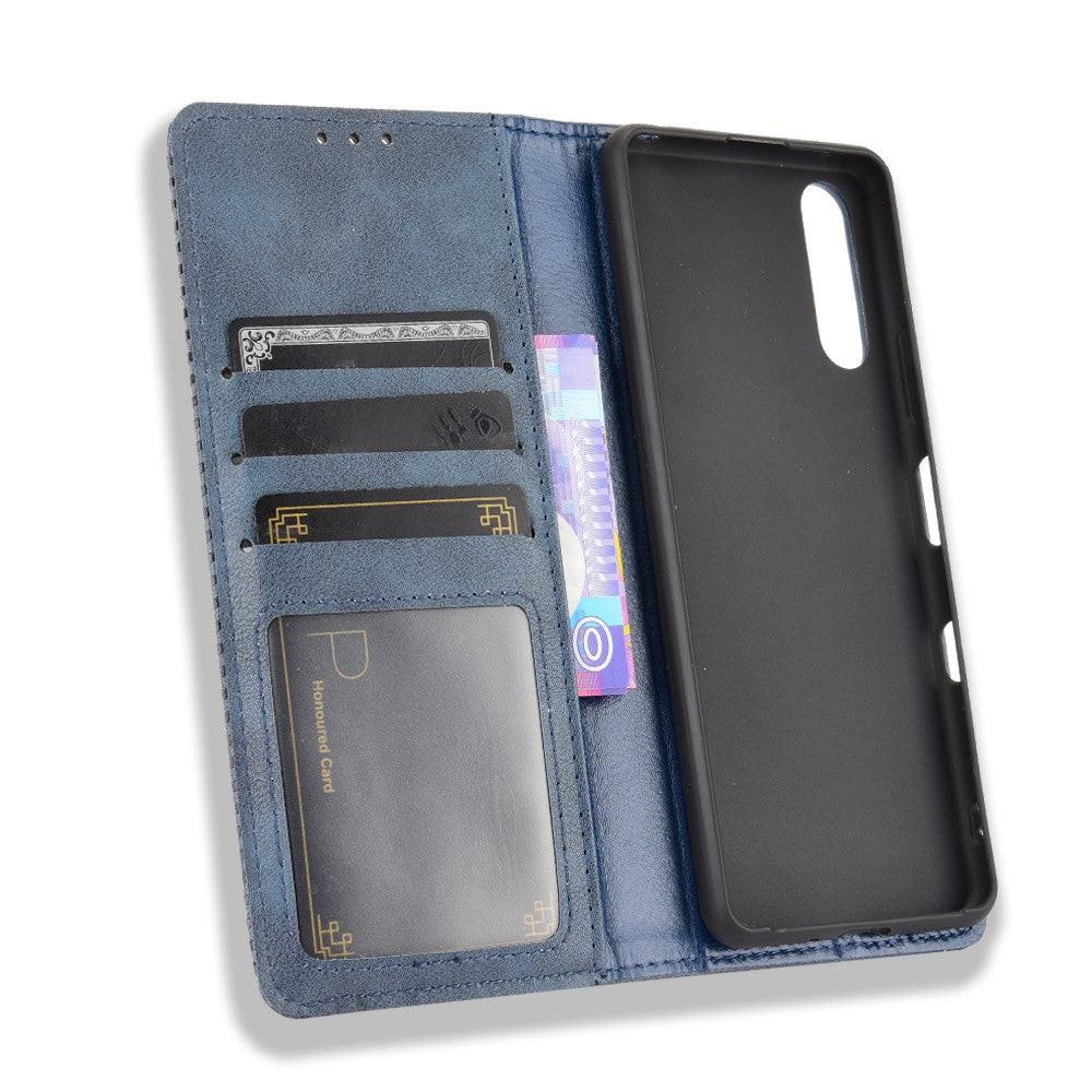 Cover-Discount  Xperia 10 III - Stand Flip Case Hülle 