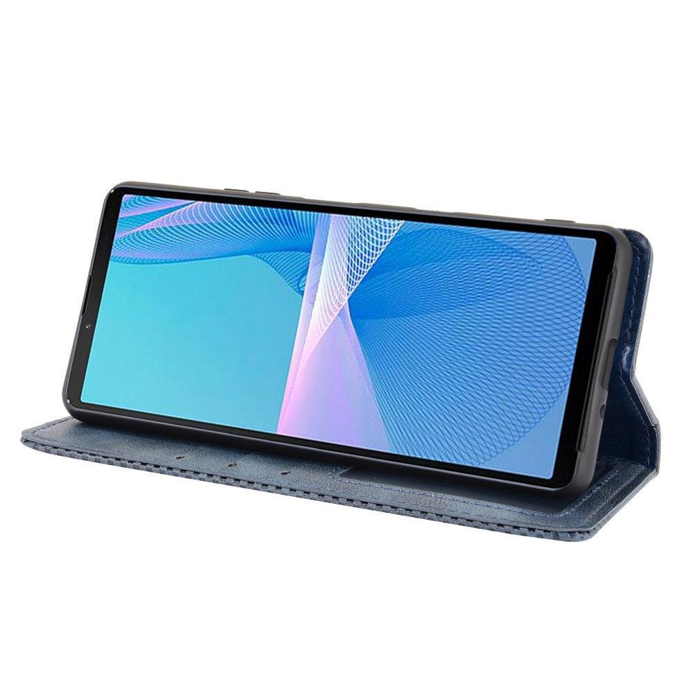 Cover-Discount  Xperia 10 III - Stand Flip Case Hülle 